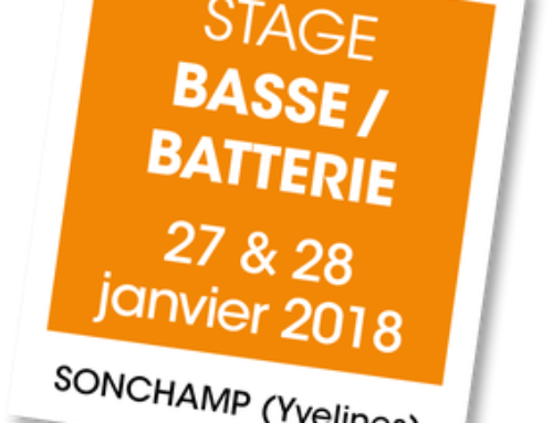 Stage A vous de jouer – Basse/Batterie à SONCHAMP (78)